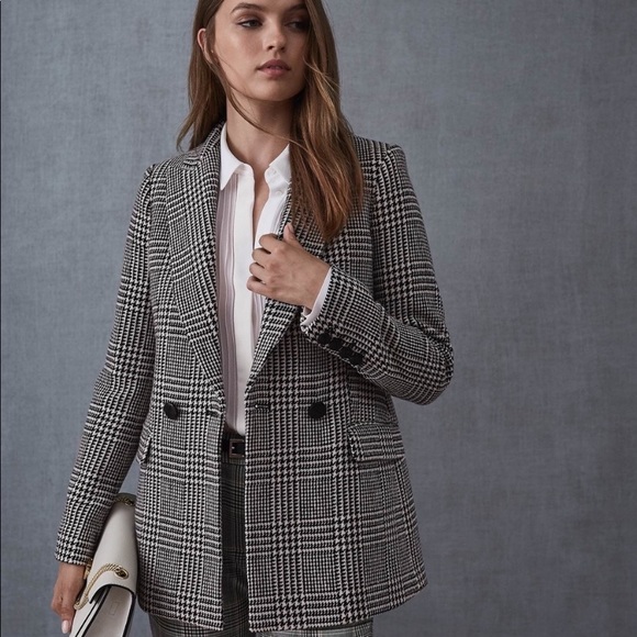 Reiss Jackets & Blazers - REISS Langley Houndstooth Blazer